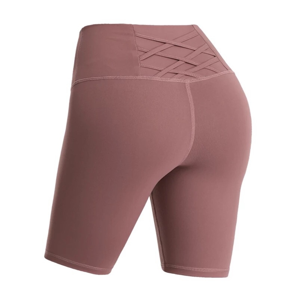 High waist yoga shorts